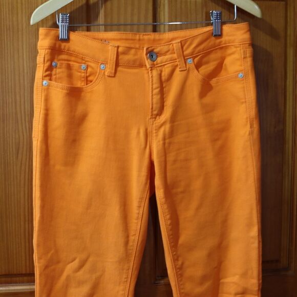 JCP Skinny Ankle Orange Y2K Jean's 29/8 - Picture 5 of 12